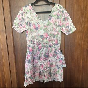 Loveshackfancy floral mini dress